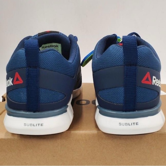 REEBOK NWT Men’s IOB Navy Blue Sneakers Alloy Size: 7.5 US UNISEX - Picture 5 of 8